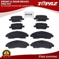 Set of 4 Ceramic Disc Brake Pads for Chevrolet Traverse GMC Acadia