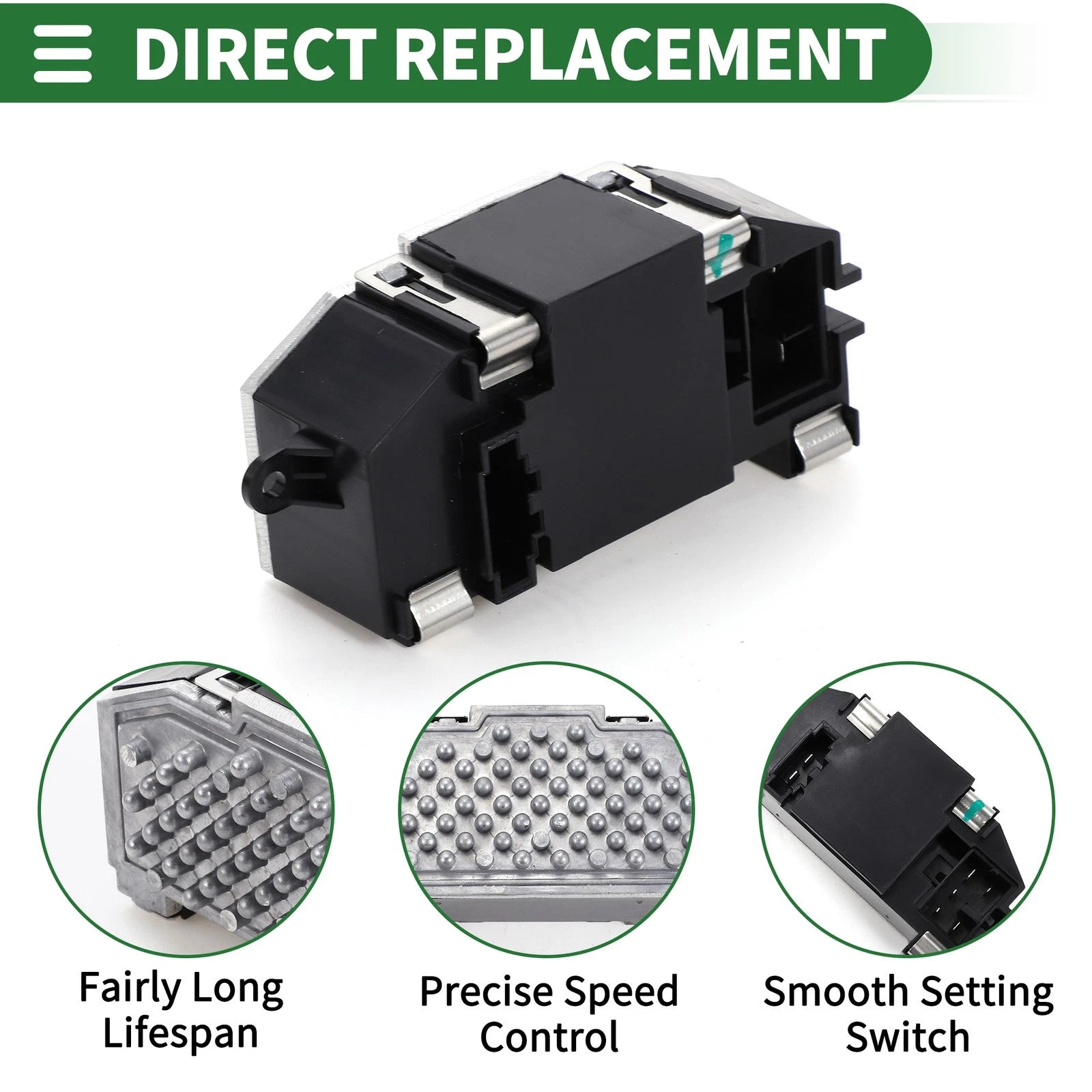 HVAC Blower Motor Resistor No. 8K0820521B for Audi A8/S8 (2011–2018)