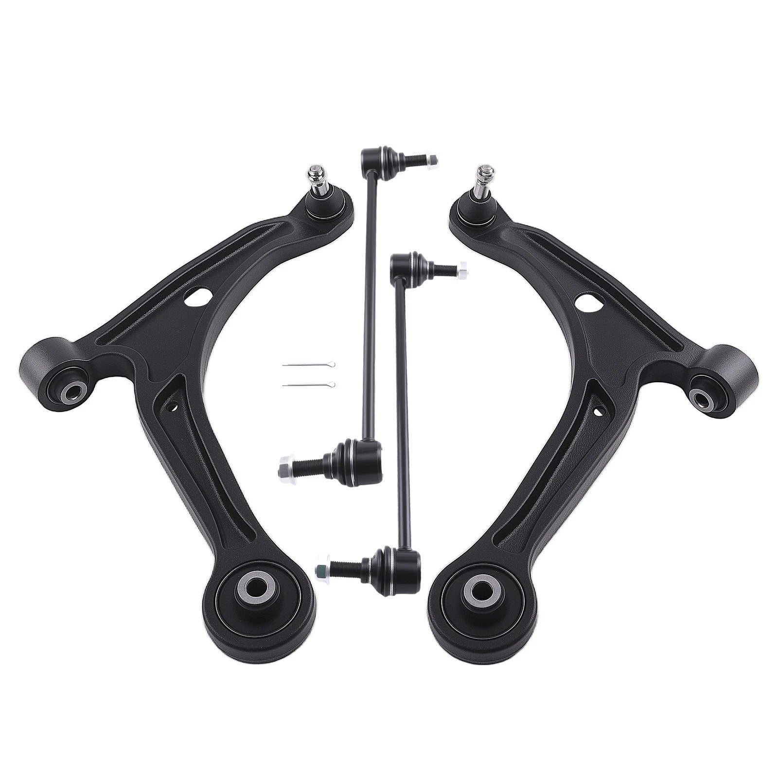 Set of 2 Front Suspension Lower Control Arms Sway Bar Kit for Honda Pilot MDX (2006–2008)