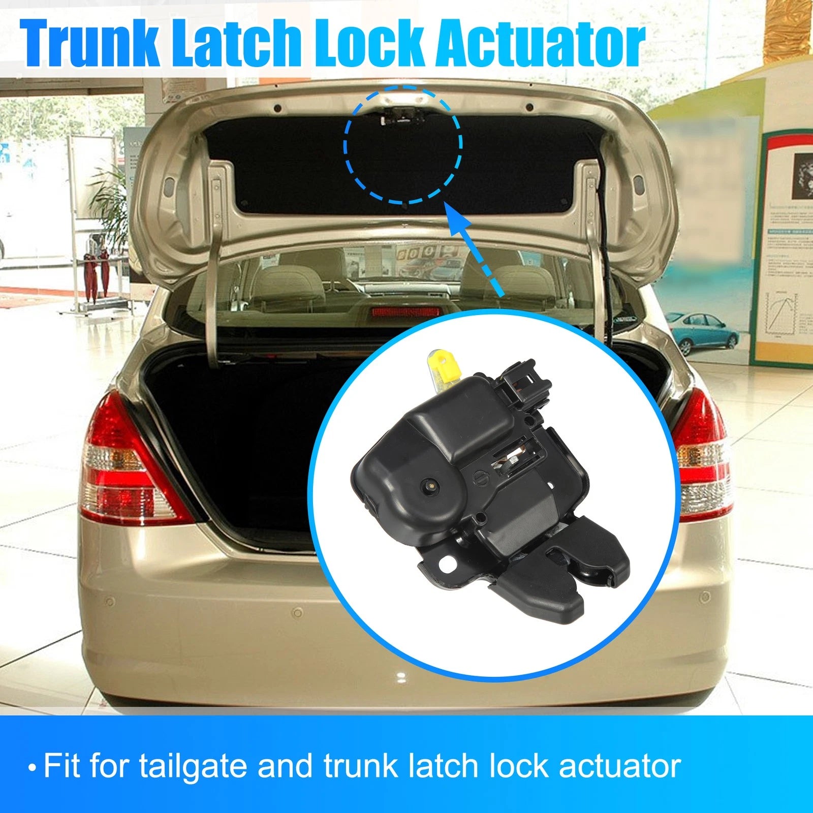 Tailgate Latch Actuator for Nissan Tiida C11 Sedan (2007–2014) 84631-ED400
