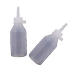Set of 2 Plastic Dispensing Bottles for Flux Paste 502 Glue Tasks