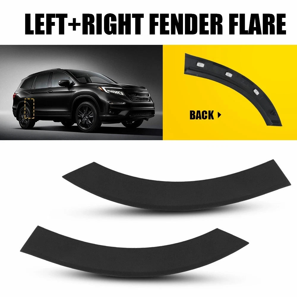 2X Rear Door Wheel Arch Garnish for Honda Pilot (2016–2022)