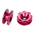 Set of 4 Aluminum Pink Bumper Quick Release Fasteners for Gear Lid