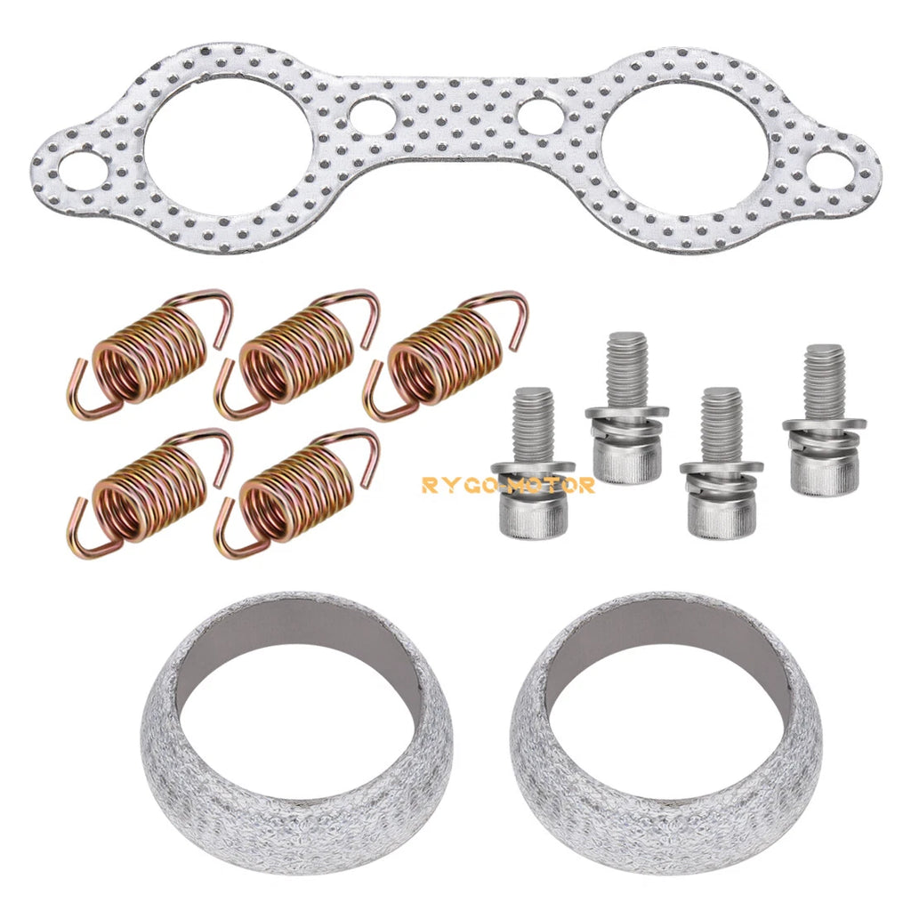 Exhaust Muffler Gasket Seal Spring Rebuild Kit for Polaris Frontier (2002–2005)