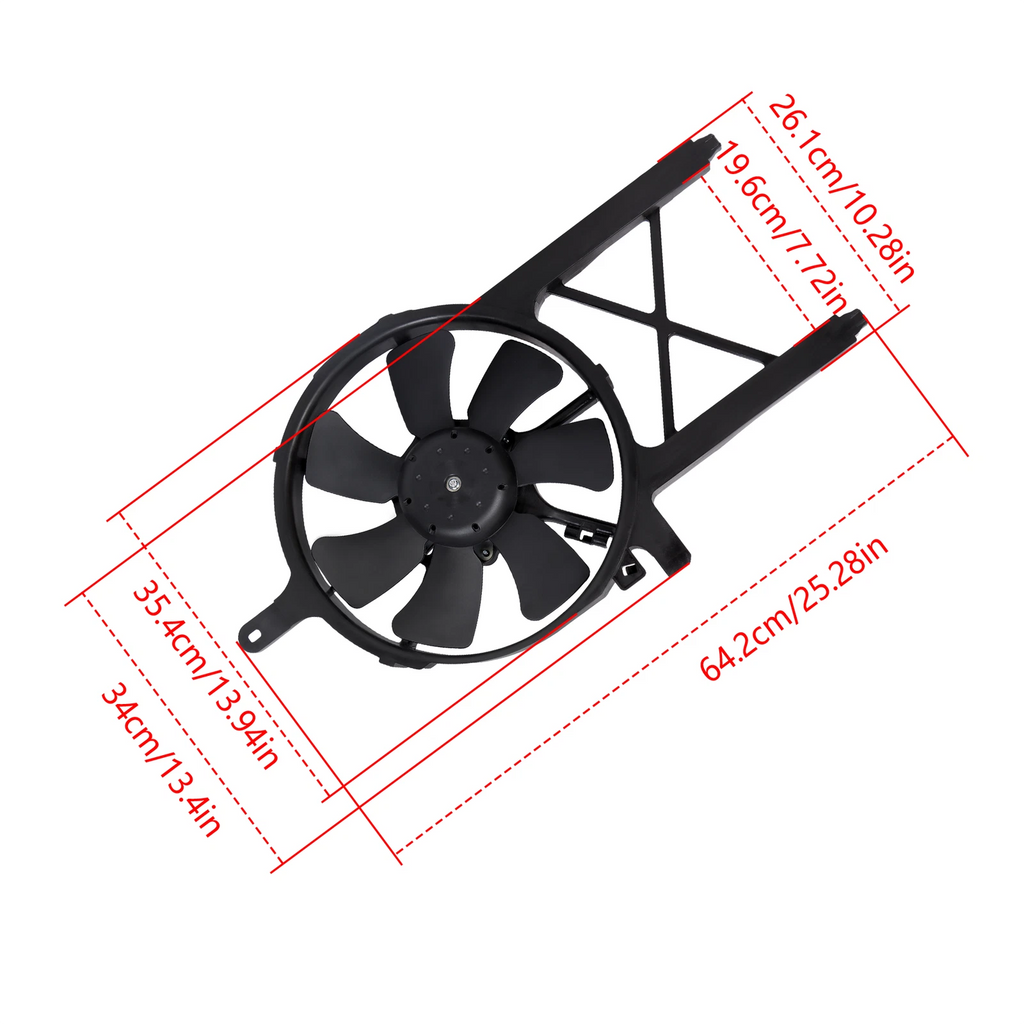 Radiator Cooling Fan Assembly for Nissan Frontier Pathfinder (2007–2012) 621387