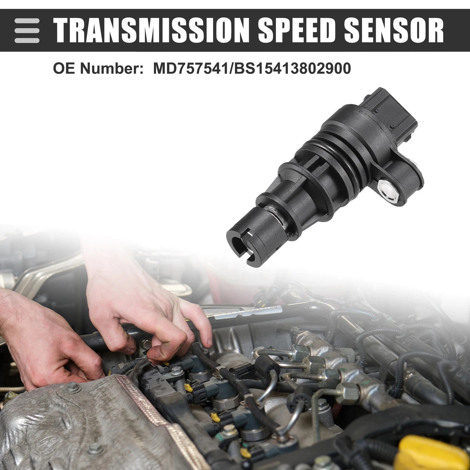 Automatic Transmission Input Speed Sensor for Mitsubishi Eclipse (1995–2005) No.MD757541
