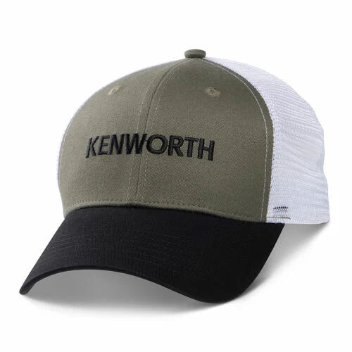 Kenworth Embroidered Cap for Kenworth Trucks (Black/Grey)