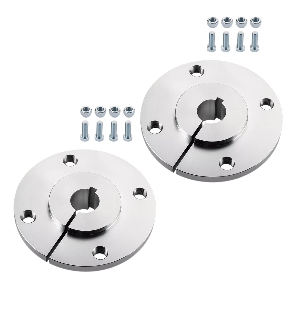 Set of 2 Aluminum Wheel Hubs for Go Kart Off Road Cart (1" Bore)