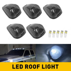 Cab Smoke Roof Marker Running Lights White LED for Ford F250 F-350 (2017–2023)
