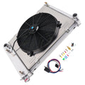 3-Row Radiator Shroud Fan Relay for Chevy Camaro V8 1967-1969 AE370 Cross Flow