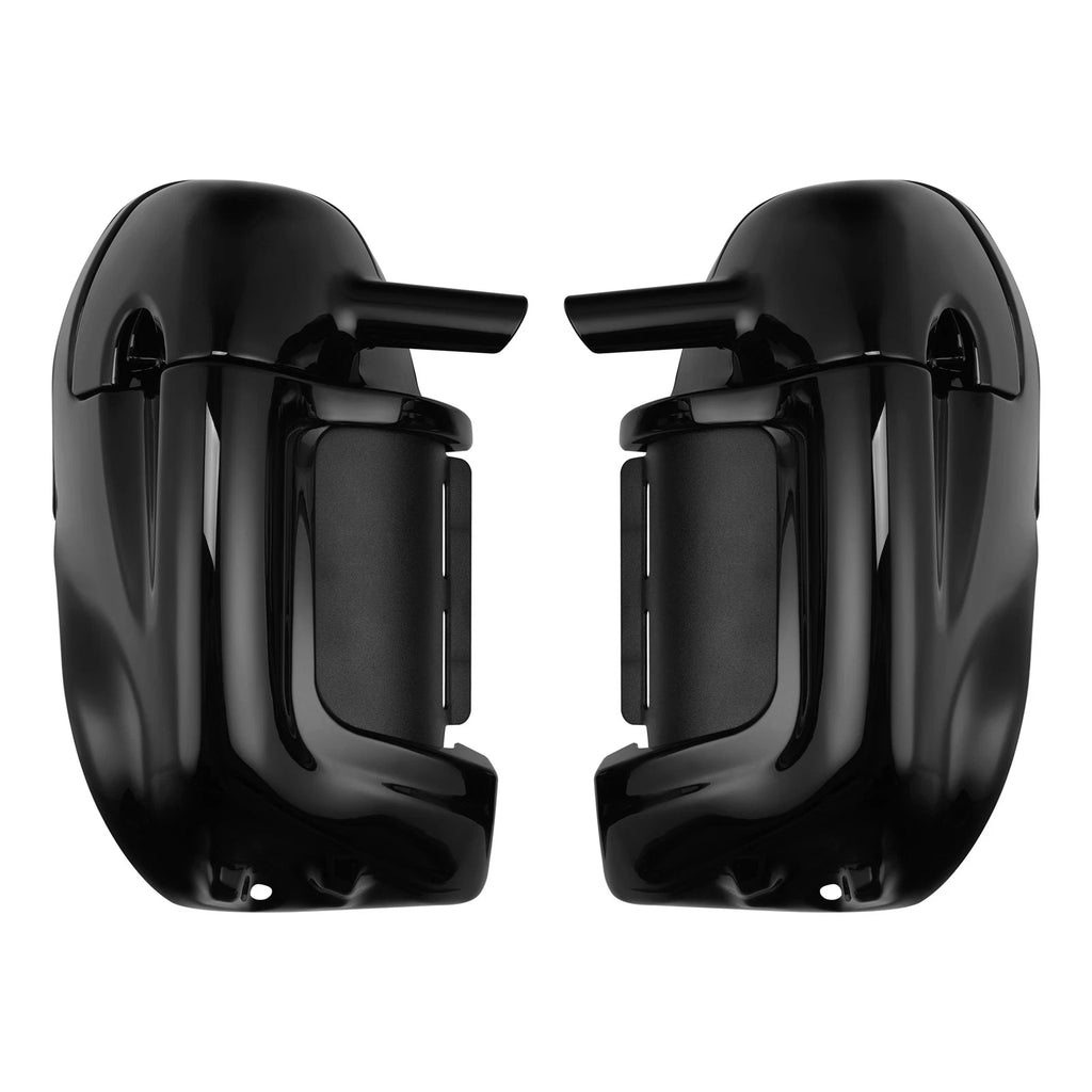 Lower vented leg fairings with speaker box pods for Harley Touring Road King (1983–2013)