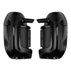 Lower vented leg fairings with speaker box pods for Harley Touring Road King (1983–2013)