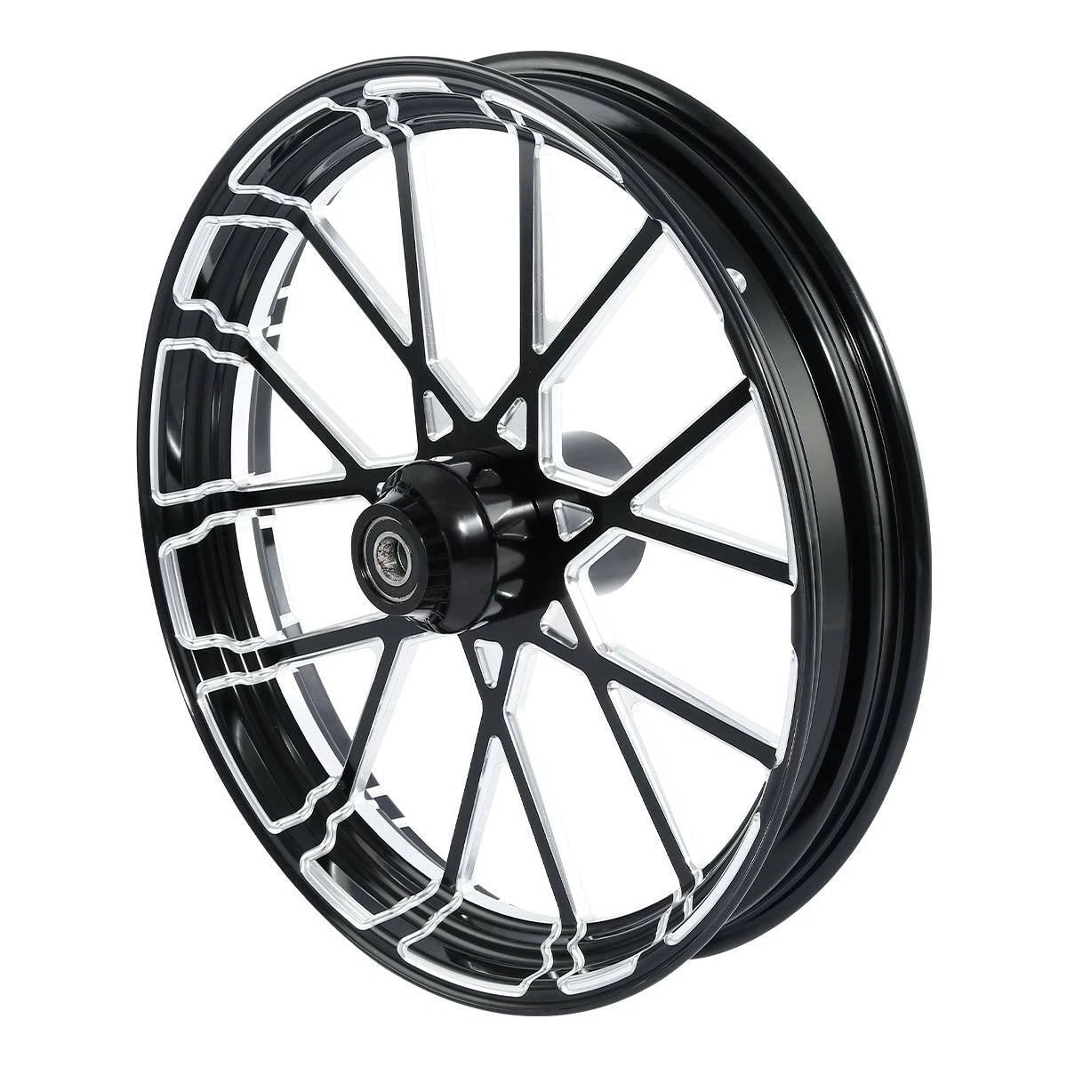 30" x 3.5" CNC Front Wheel Rim Hub Single Disc for Harley Touring (1997–2021)