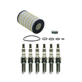 Wix Engine Oil Filter & NGK Spark Plugs Set for X164 ML450 W203 C280 W204 C300