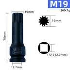 Socket Adapter for Black Specifications Auto Parts Carpentry (Inch Drive)
