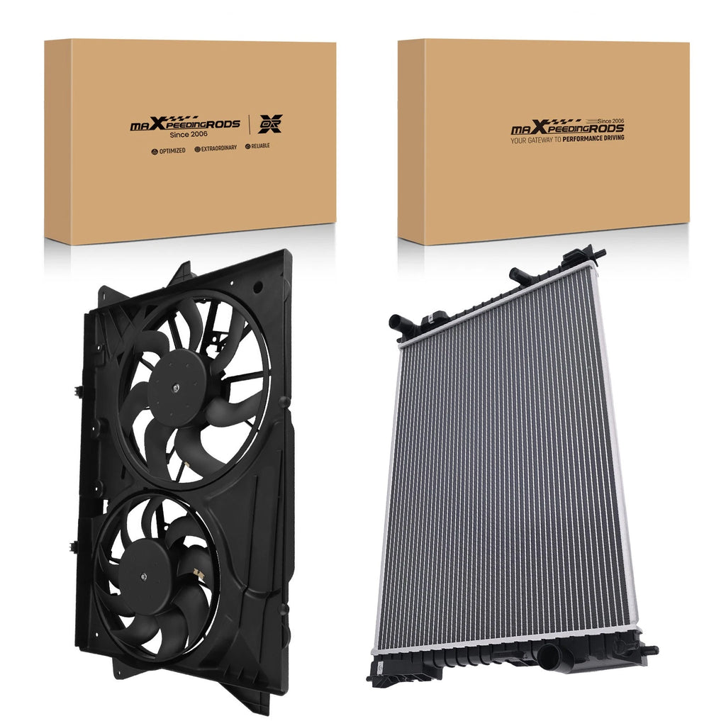 Radiator & Cooling Fan Assembly for Ford Flex, Lincoln MKT V6 (2013–2019)
