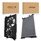 Radiator & Cooling Fan Assembly for Ford Flex, Lincoln MKT V6 (2013–2019)