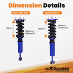 Coilovers Lowering Kit for Lexus IS250 IS350 RWD (2006–2013)