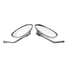 Chrome Rearview Oval Mirror for Honda Shadow Spirit 750 1100 VTX1300 VTX1800 (2001-2010)