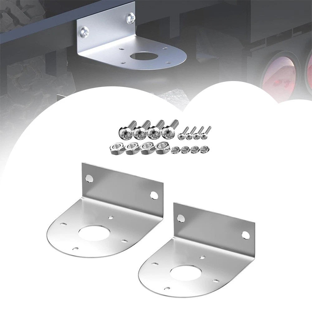 L Shape LED Light Mounting Bracket for Watermelon Truck (304 Stainless Steel)