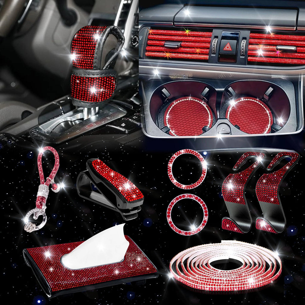 Shiny Red Headrest Hooks for Toyota 4Runner (2010–2017)