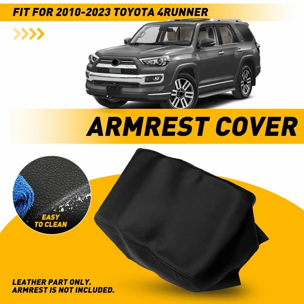 Middle Console Lid Armrest Cover for Toyota 4Runner (2010–2023) - Black PY