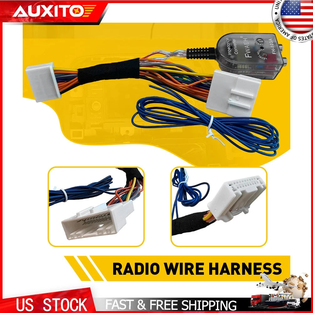 Inner Radio Subwoofer Amplifier Harness for Nissan Subaru (H)