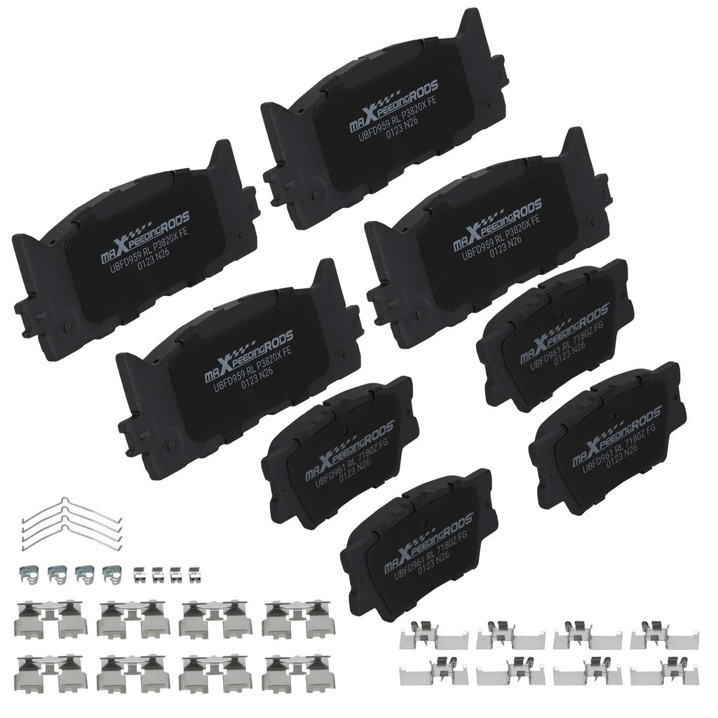 Brake Pads Kit for Lexus ES300h (2013–2018) / ES350 (2007–2018) D1212 D1293