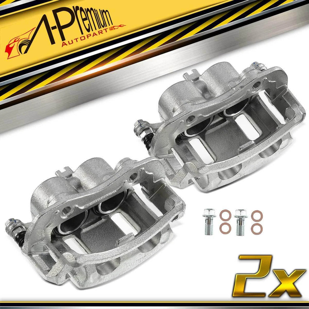 Pair Front Brake Calipers for Nissan Frontier, Xterra (2003–2004)