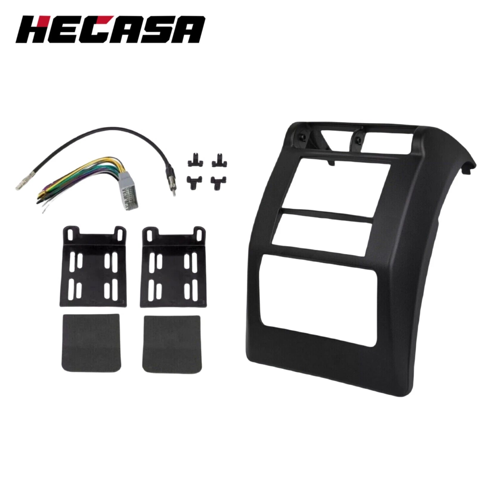 Double Din Dash Kit with Wiring Harness for Jeep Wrangler TJ (2003–2006)