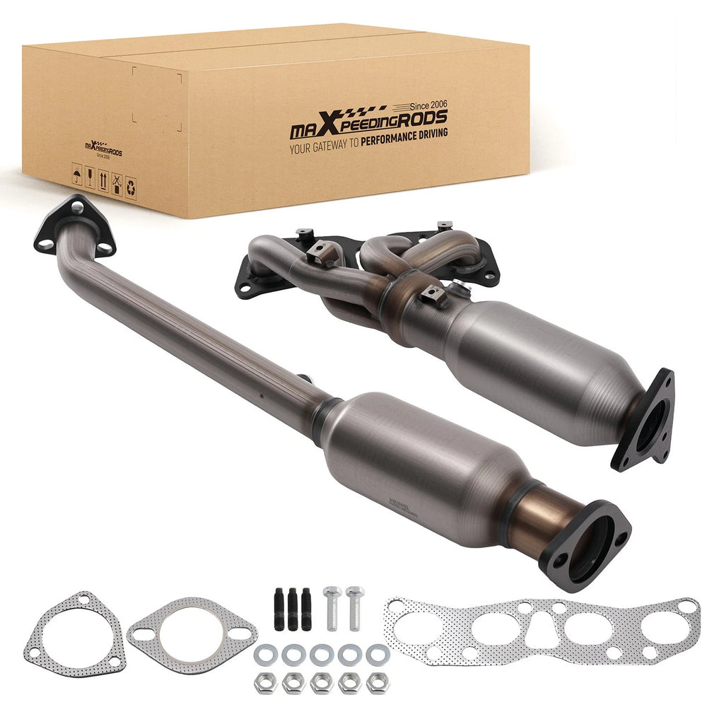 2X Catalytic Converter W/Gasket for Nissan Frontier 2.5L (2005–2019) EPA OBD-II
