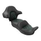 2-Up Driver Passenger Seat Backrest for Harley Road Glide (2014–2023)