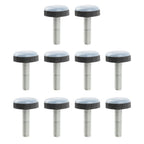 Set of 10 Adjustable M6 Threaded Levelling Feet for Uneven Floors