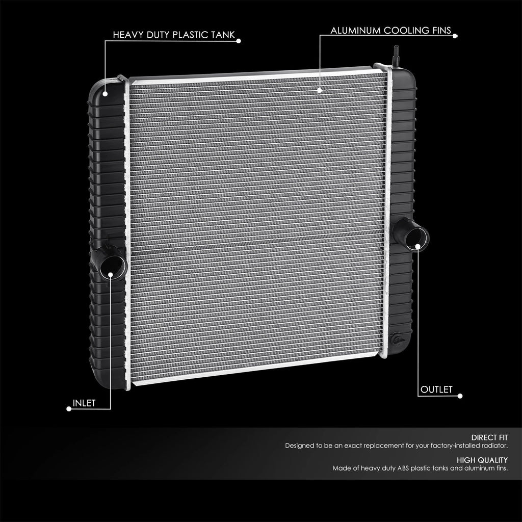 2-Row Aluminum Core Cooling Radiator for International 4100 4300 4400 (2005–2007)