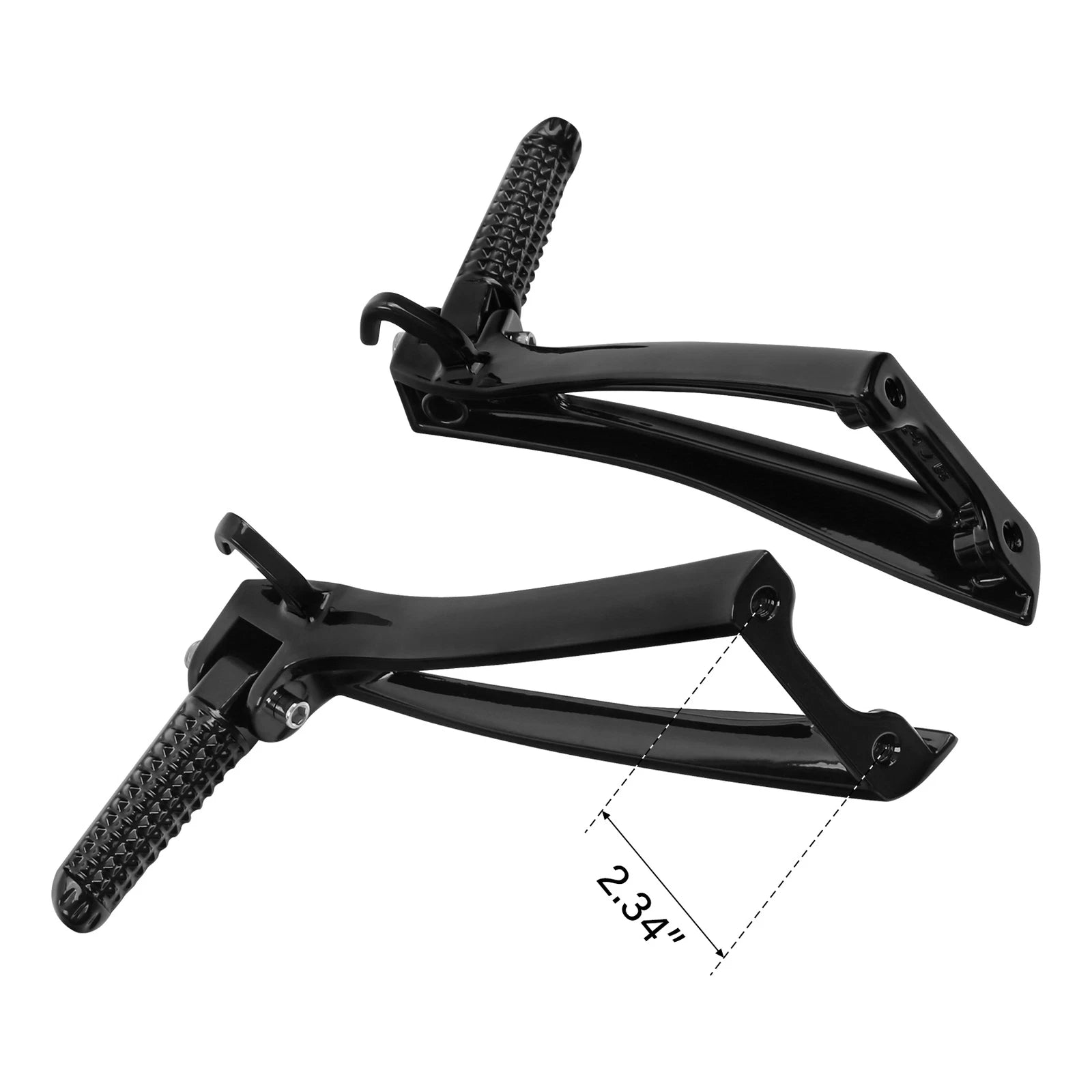 Rear Passenger Footrest Pegs Bracket for Yamaha YZF R6 (2006–2016)