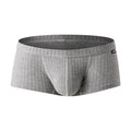 Elastic Boxer Trunks for Men (M-XXL) - Breathable Low Waist Underwear