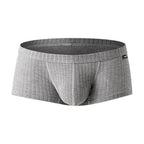 Elastic Boxer Trunks for Men (M-XXL) - Breathable Low Waist Underwear