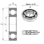 Deep Groove Ball Bearing 55x120x29mm for Scooter Skateboard (P5)
