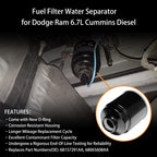 Fuel Filter Kit for Dodge Ram 2500 3500 4500 5500 (2013-2018)
