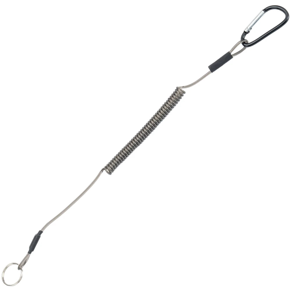 Steel Wire Elastic Fishing Safety Line for Lure (8.4, 10.9, 8cm)
