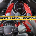 Steering Wheel Shift Paddle Shifter Extension for Dodge Challenger Charger (2015–2021)