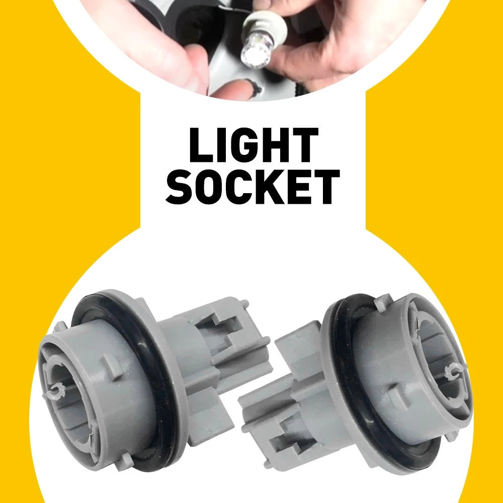 2X Turn Signal Lamp Bulb Socket Connector for Toyota (90075-99078)