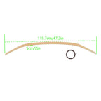 Unpainted Rear Trunk Wing Spoiler for Toyota Corolla (2014–2019)