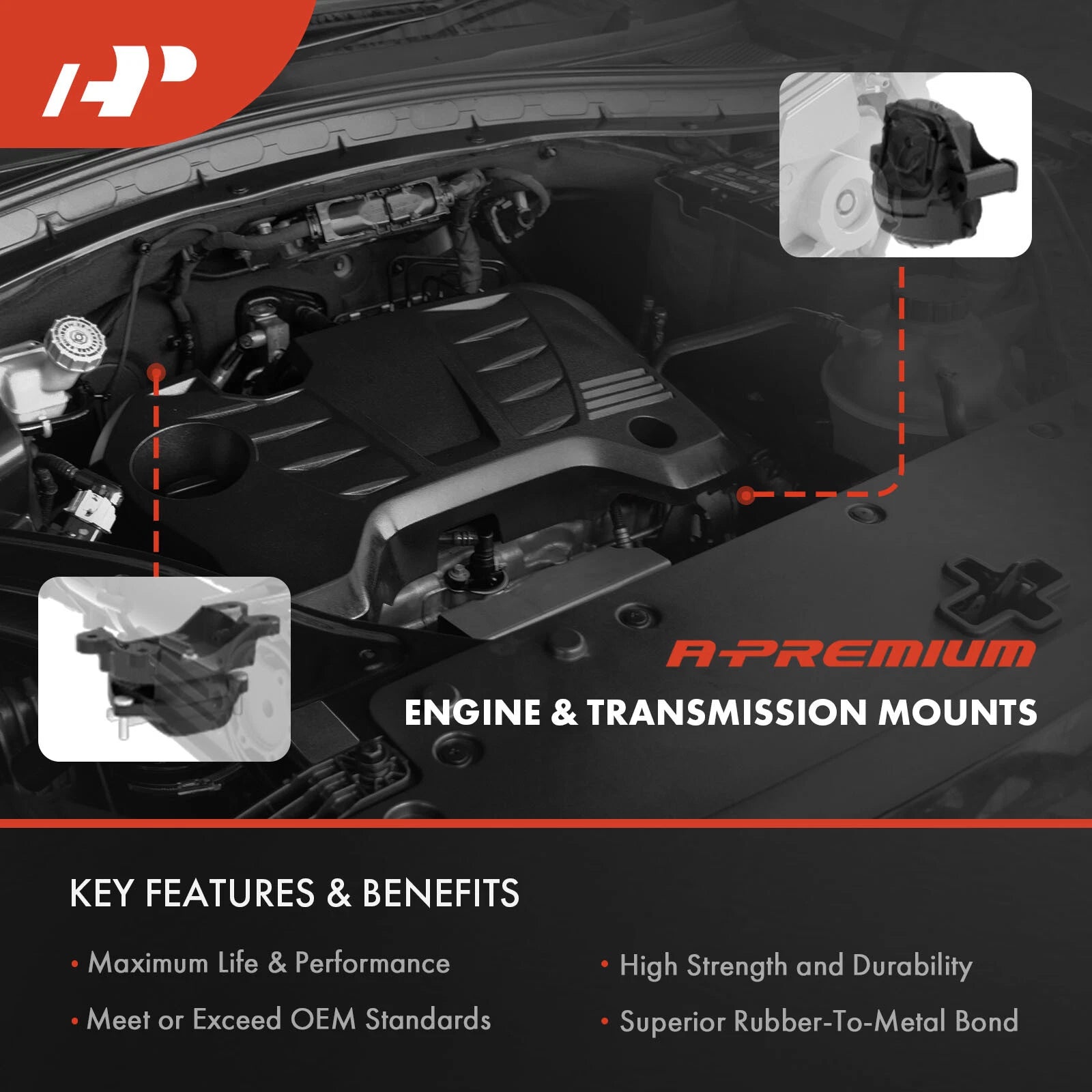 3X Engine Motor & Transmission Mount for Benz C230 C280 C43 AMG CLS500 (2001–2006)