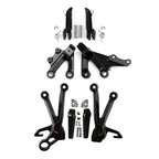Driver Passenger Footrests Pegs Bracket for Suzuki GSXR1000 (2003–2004)