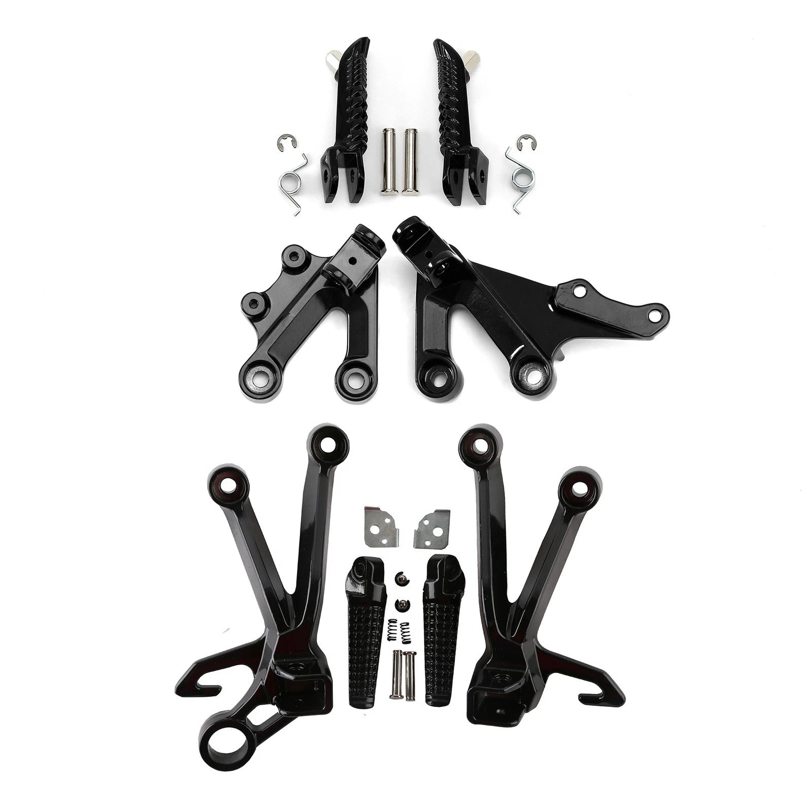 Driver Passenger Footrests Pegs Bracket for Suzuki GSXR1000 (2003–2004)