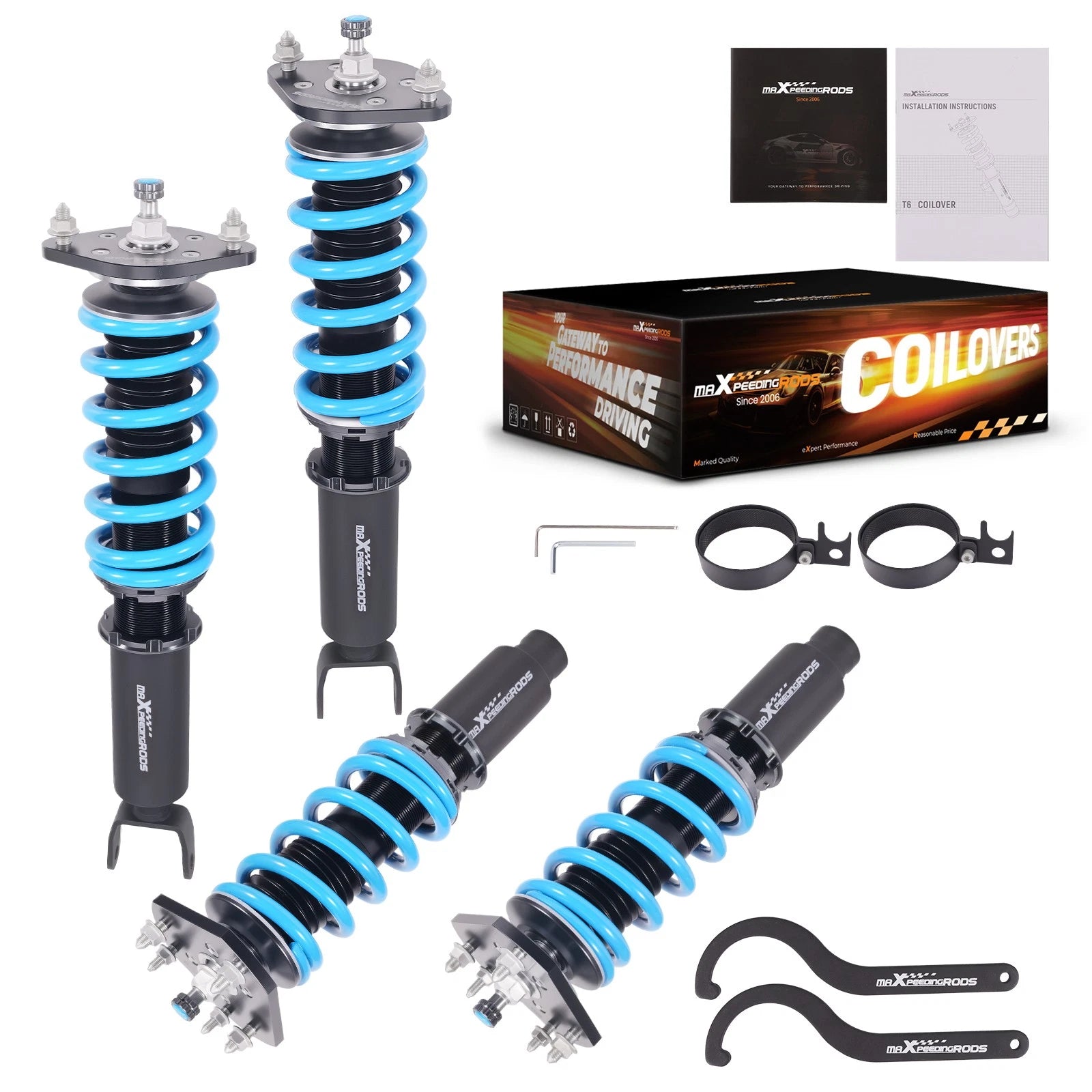 Coilover Kit for Honda Prelude (1992–2001) - 24 Level Damping Adjustability