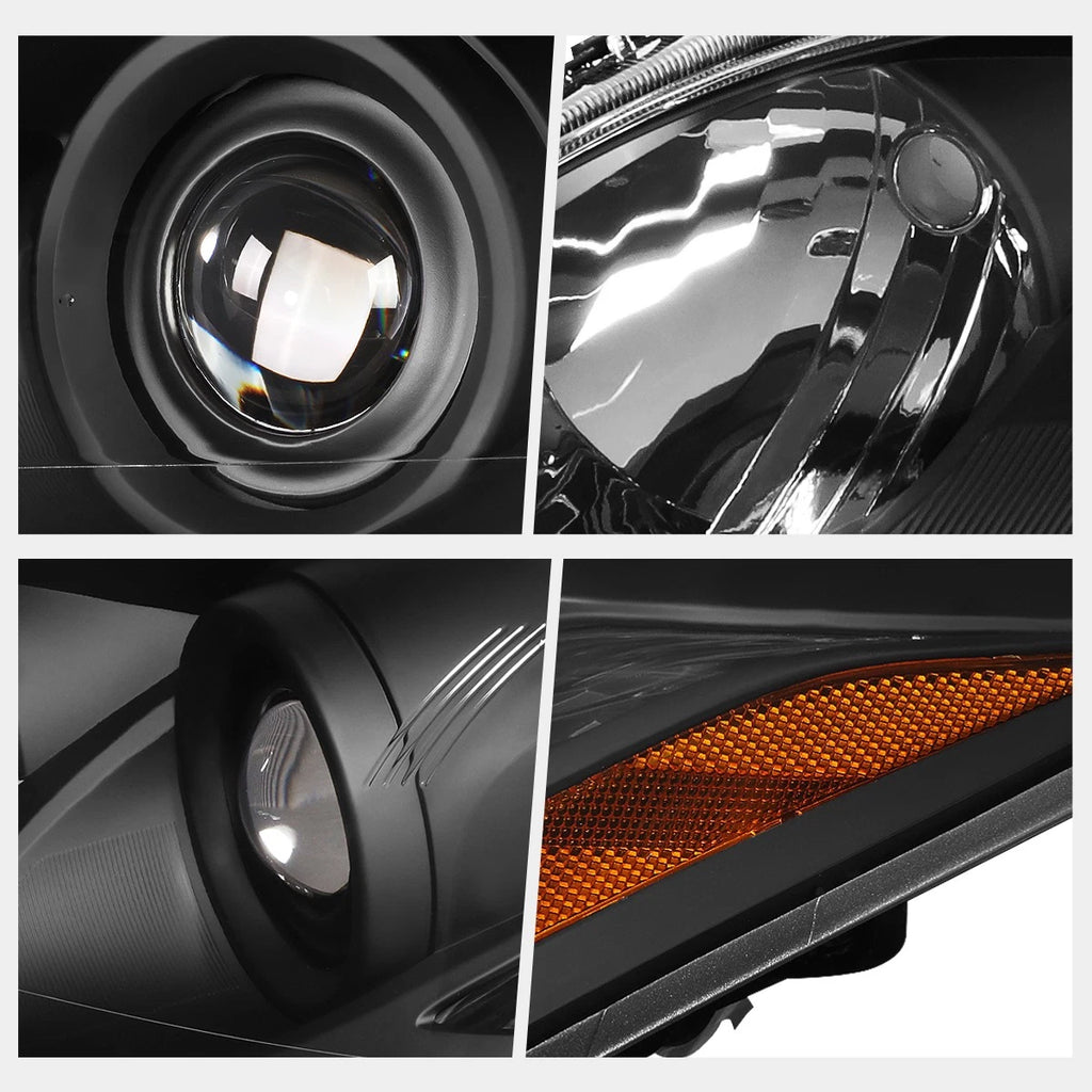 OE Style Black Housing Amber Corner Projector Headlights for Lexus ES350 (2007–2009)