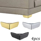 Set of 4 Heavy Load Bearing Triangle Metal Cabinet Feet