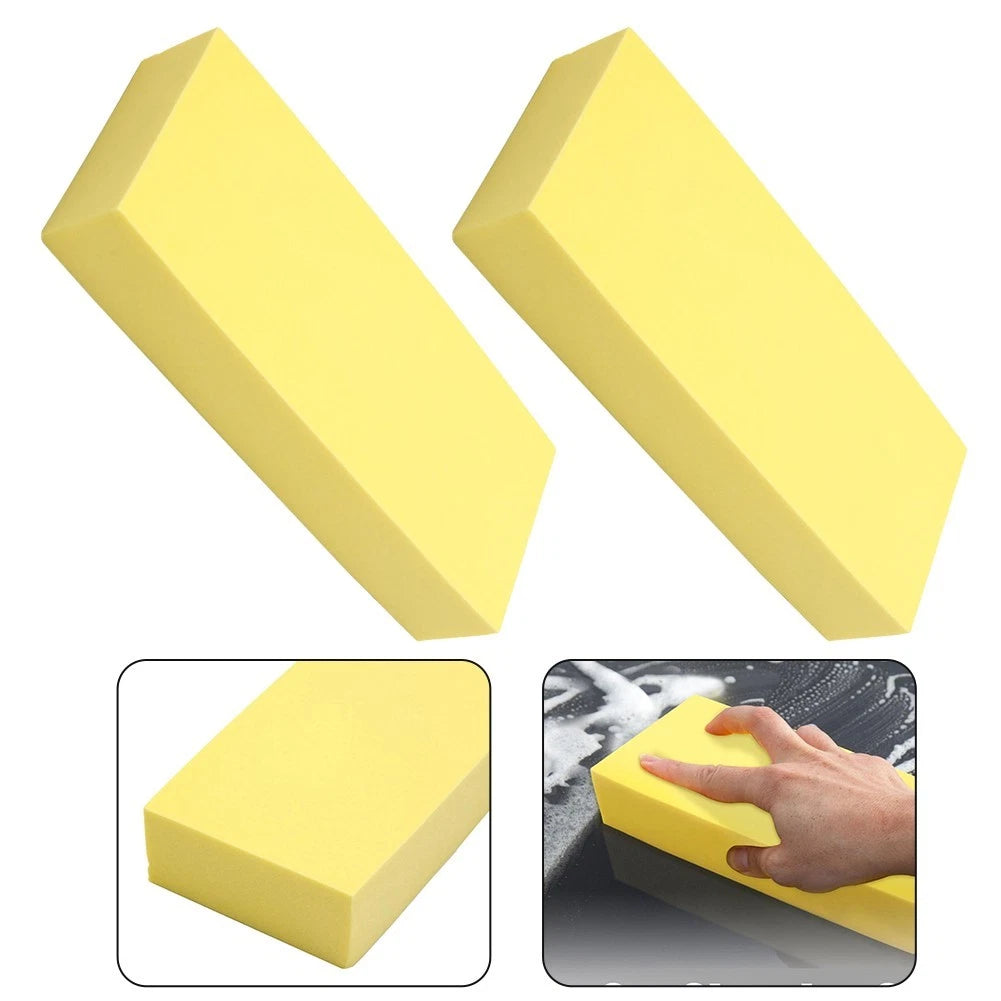 2Pcs Water Absorbing Foam Sponge for Car Wash Cleaning Tool